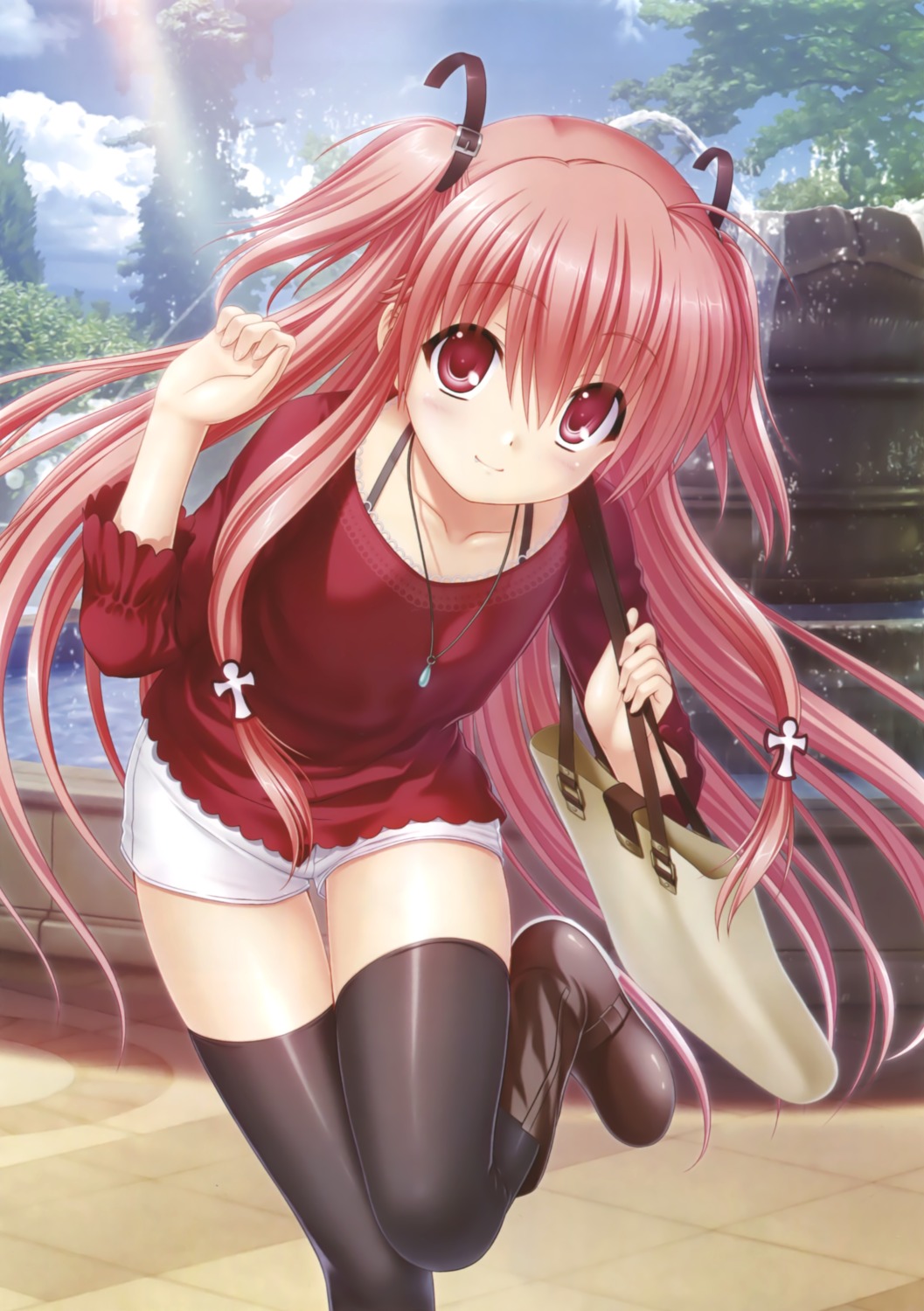 angel_beats!, bra, duplicate, key, na-ga, thighhighs, yoshioka_yui