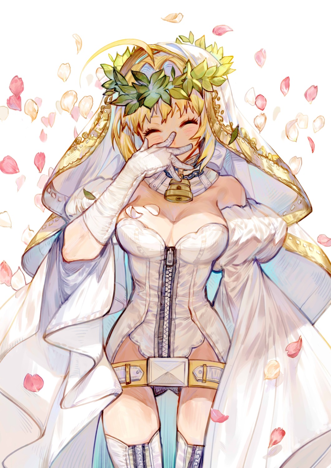 cleavage, fate/extra, fate/extra_ccc, fate/grand_order, fate/stay_night, nero_claudius_(fate), rosette_(yankaixuan), thighhighs