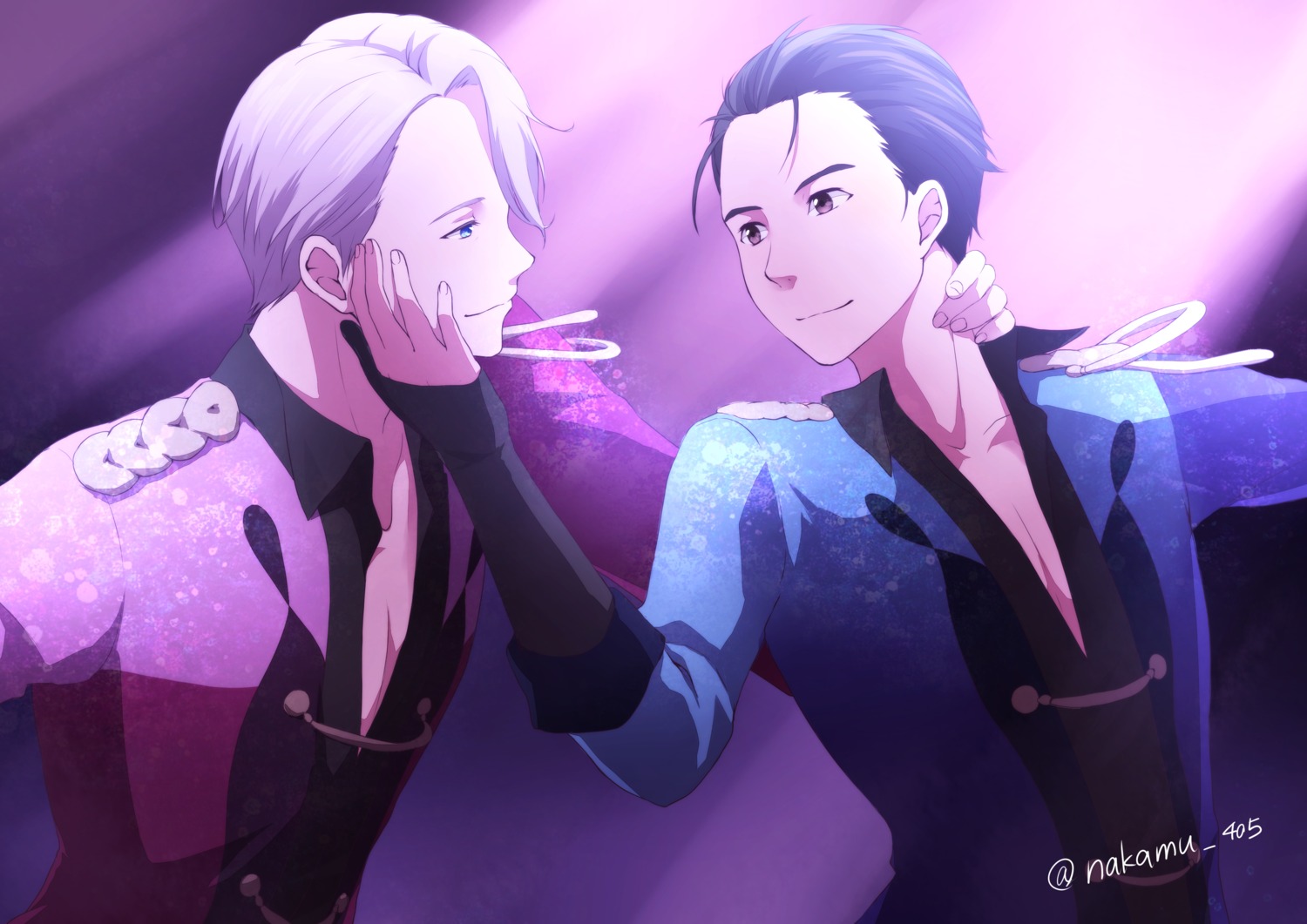 katsuki_yuuri, male, nakamu_405, victor_nikiforov, yuri!!!_on_ice