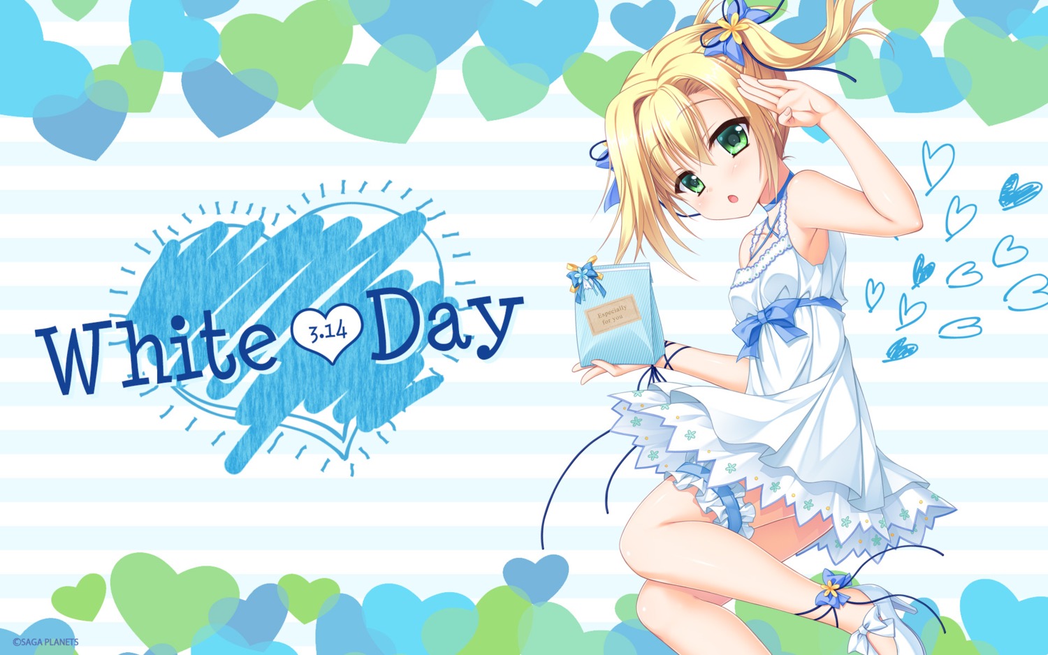 adelheid_von_bergstrasse, dress, floral_flowlove, garter, heels, matsumiya_kiseri, saga_planets, wallpaper