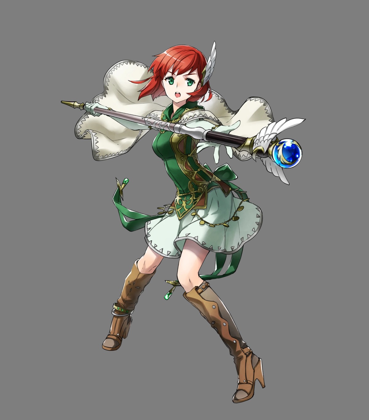 dress, fire_emblem, fire_emblem:_rekka_no_ken, fire_emblem_heroes, heels, kaya8, nintendo, priscilla_(fire_emblem), transparent_png, weapon