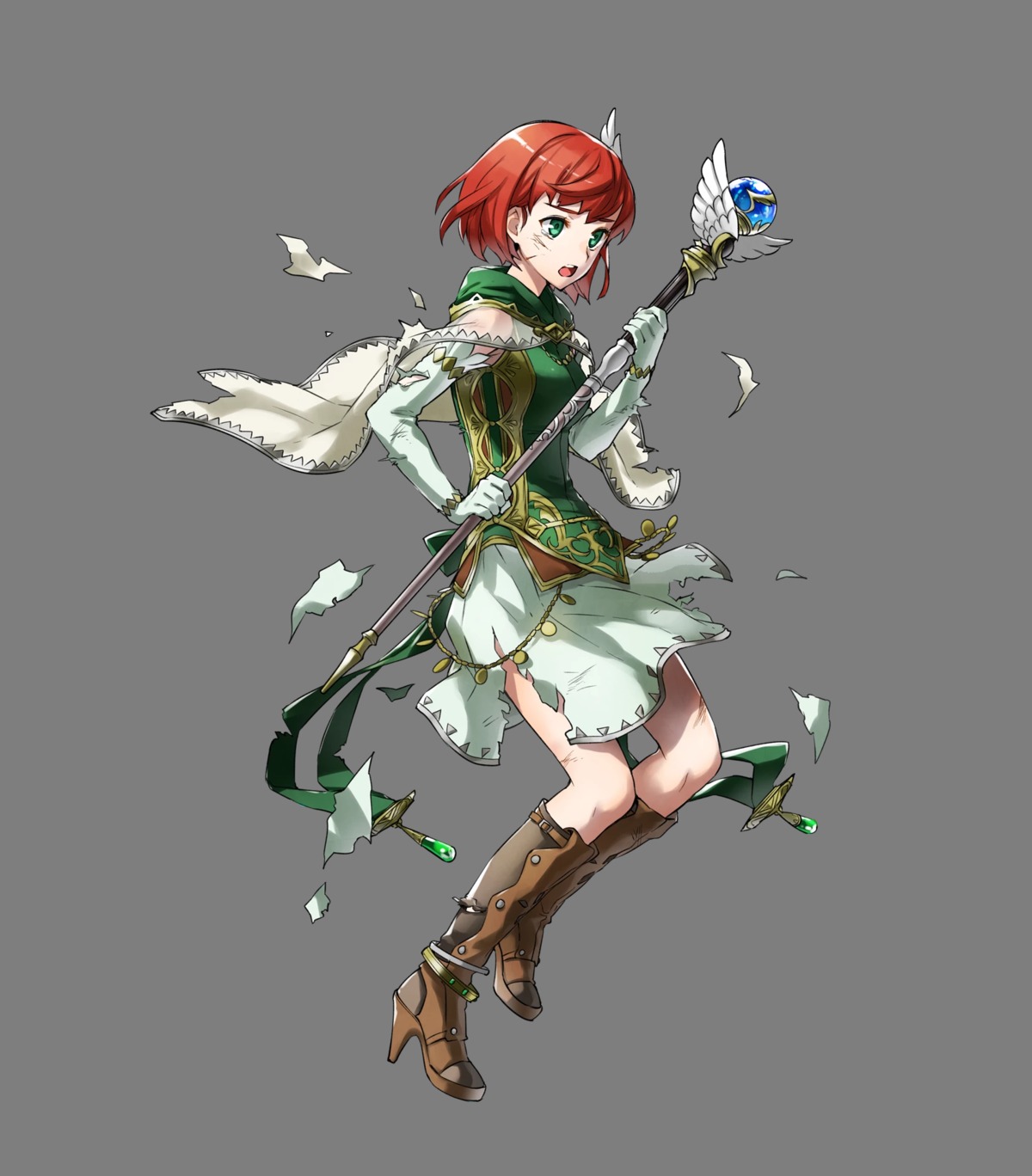 dress, fire_emblem, fire_emblem:_rekka_no_ken, fire_emblem_heroes, heels, kaya8, nintendo, priscilla_(fire_emblem), torn_clothes, transparent_png, weapon