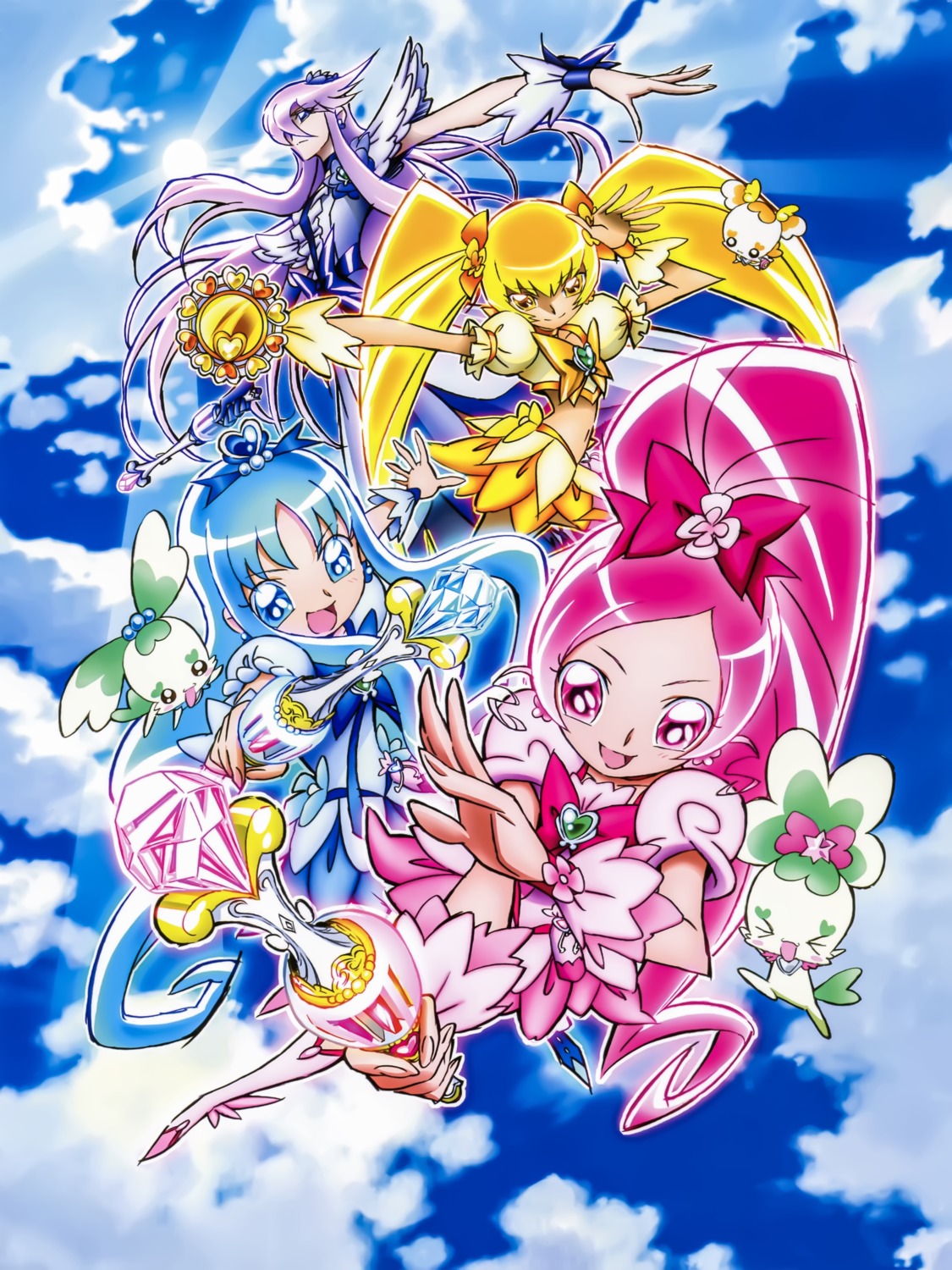chypre, coffret, hanasaki_tsubomi, heartcatch_precure!, kurumi_erika, myoudouin_itsuki, potpourri_(precure), precure