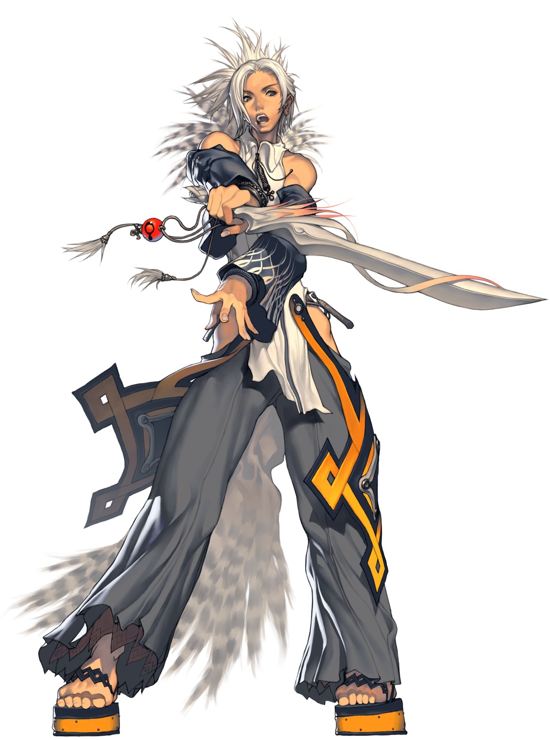 calintz, feet, kim_hyung-tae, magna_carta, male, sword