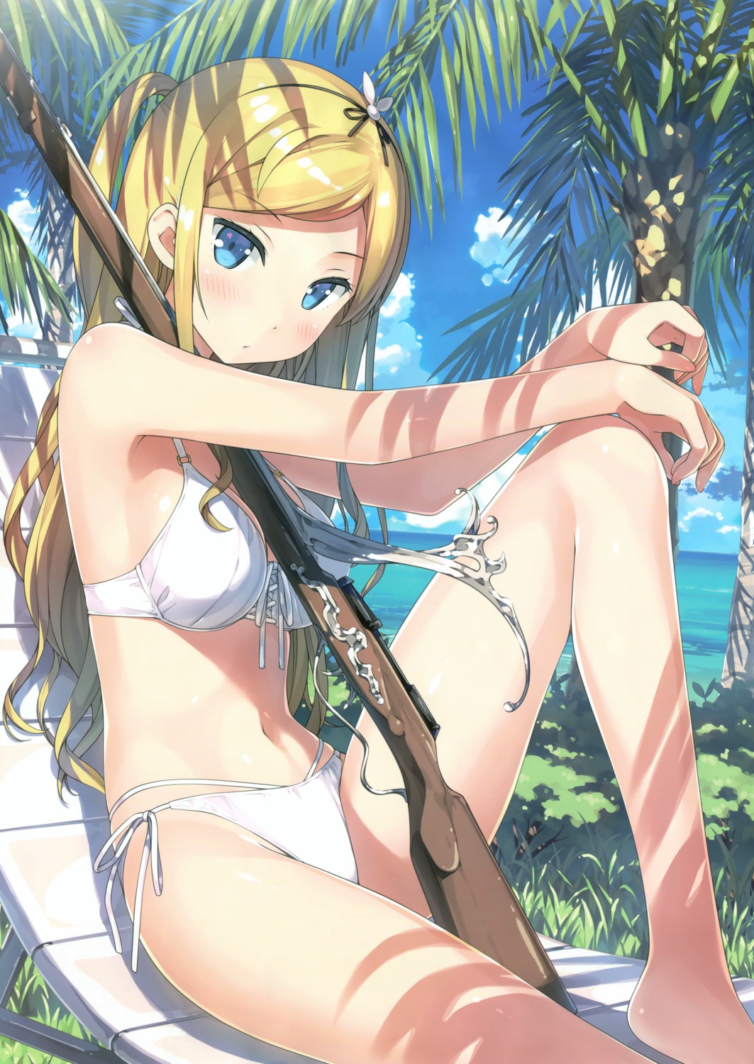 agathe_arier, bikini, gun, kantoku, marchen_madchen, swimsuits