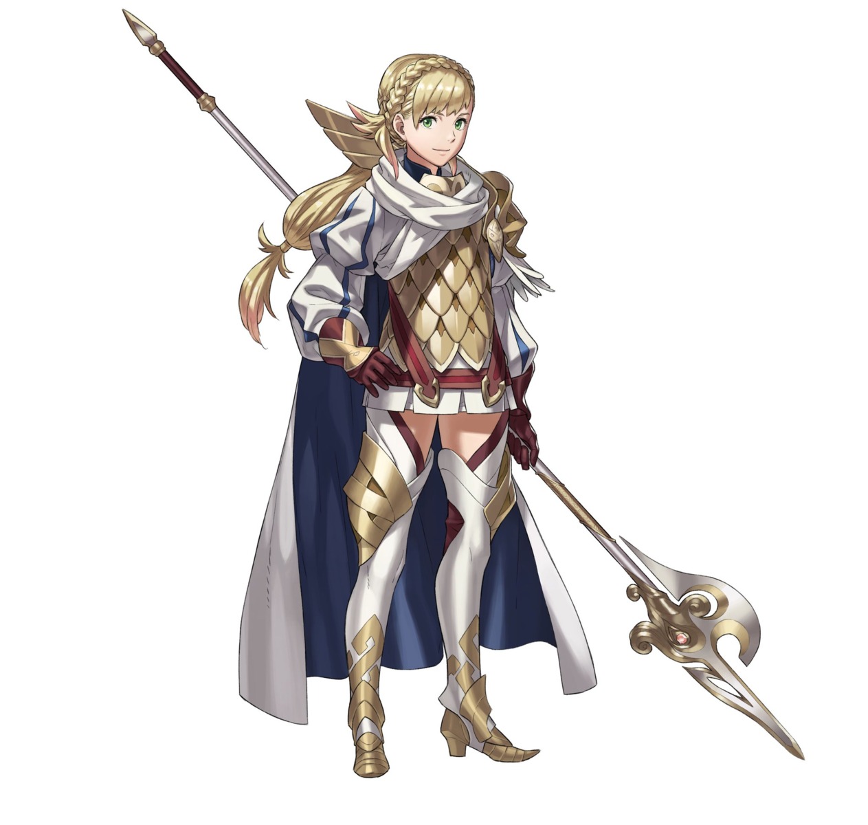 armor, fire_emblem, fire_emblem_heroes, heels, kozaki_yuusuke, nintendo, sharena, thighhighs, weapon