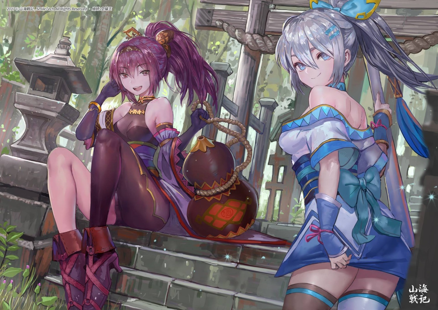 asian_clothes, danann, sangai_senki, thighhighs