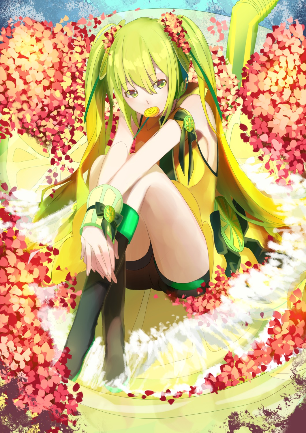hatsune_miku, headphones, vocaloid, xiaonuo_(1906803064)
