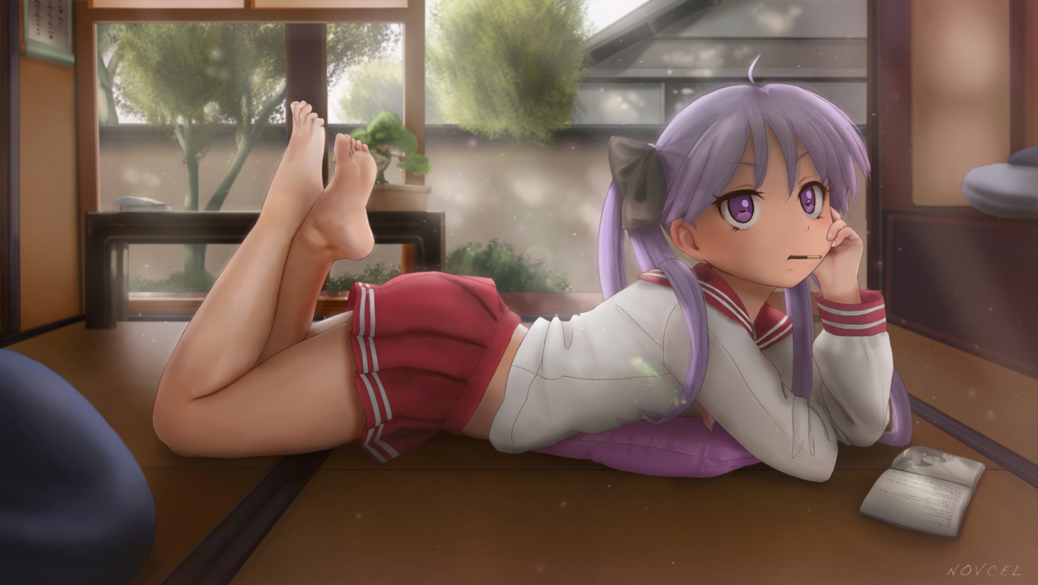feet, hiiragi_kagami, lucky_star, novcel, seifuku