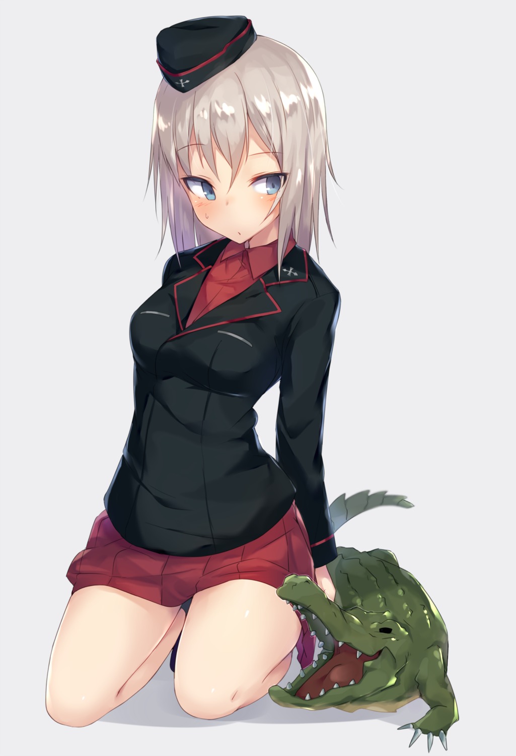 girls_und_panzer, itsumi_erika, metindone, uniform