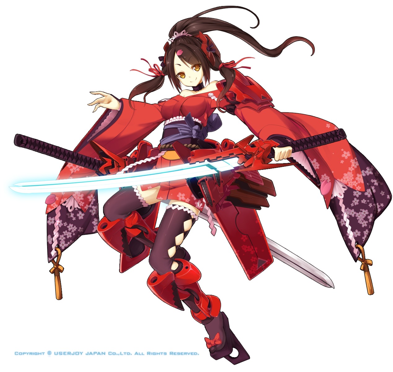 aoi_tsunami, girl_arms, kimono, sword