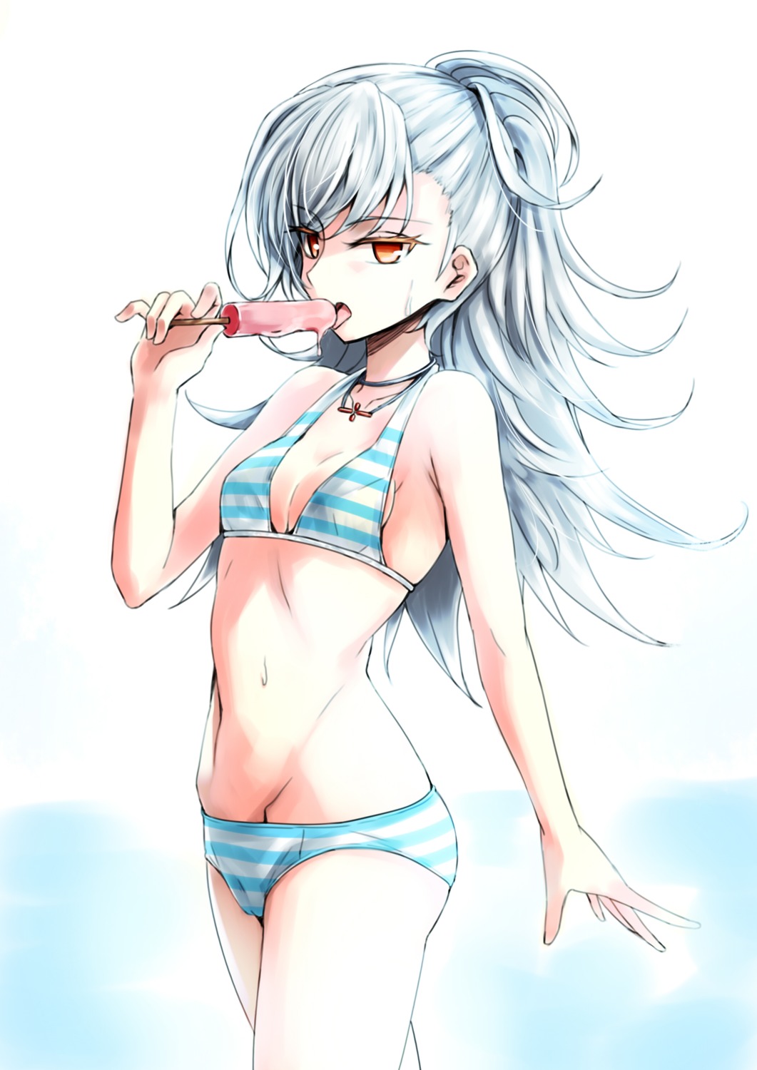 bikini, cleavage, closers, karadborg, swimsuits, tina_(closers)