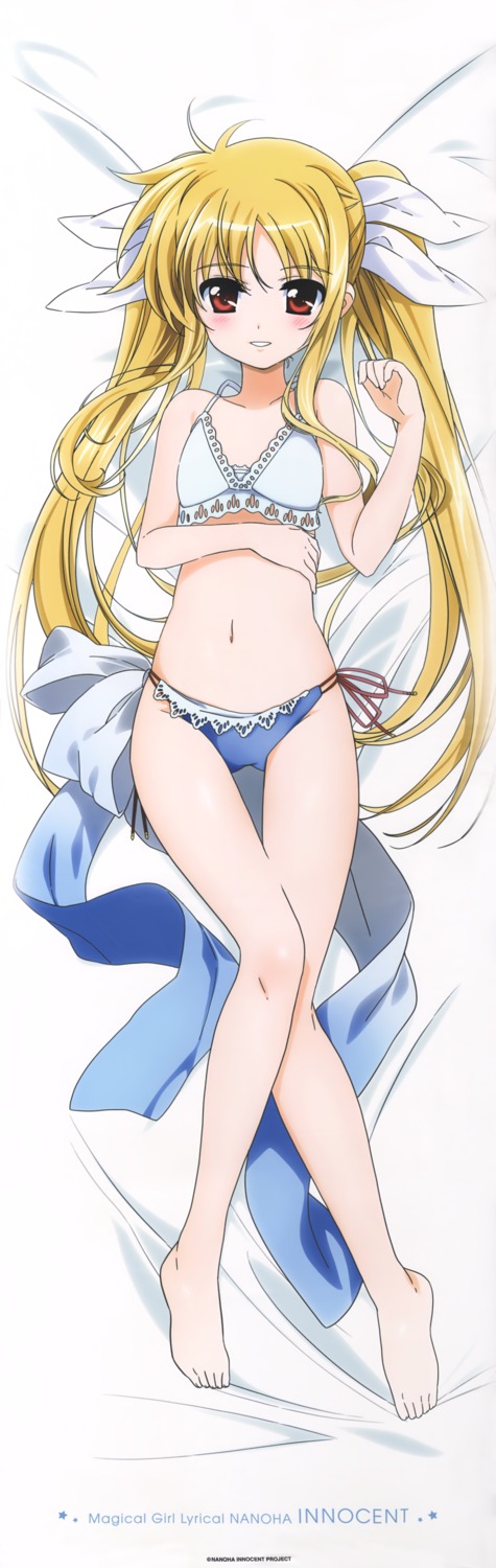 bikini, dakimakura, fate_testarossa, mahou_shoujo_lyrical_nanoha, mahou_shoujo_lyrical_nanoha_innocent, swimsuits
