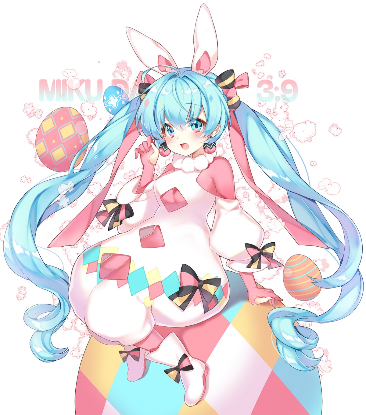 animal_ears, bunny_ears, hatsune_miku, pingo, vocaloid