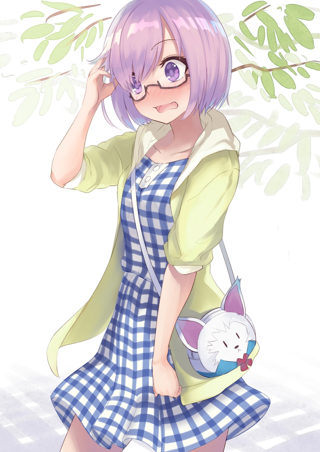 dress, fate/grand_order, jazztaki, mash_kyrielight, megane