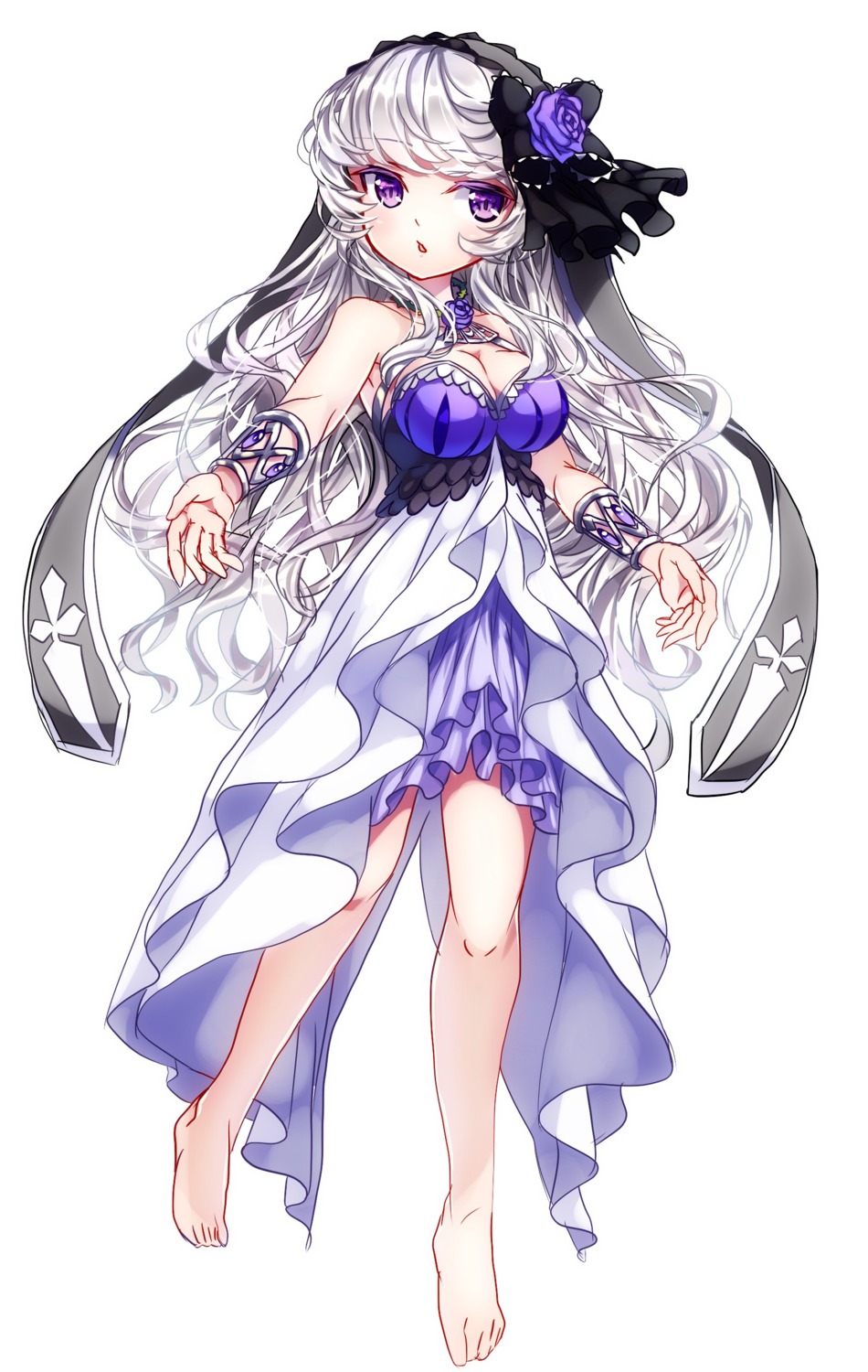 cleavage, dress, yukiuta_sahiro