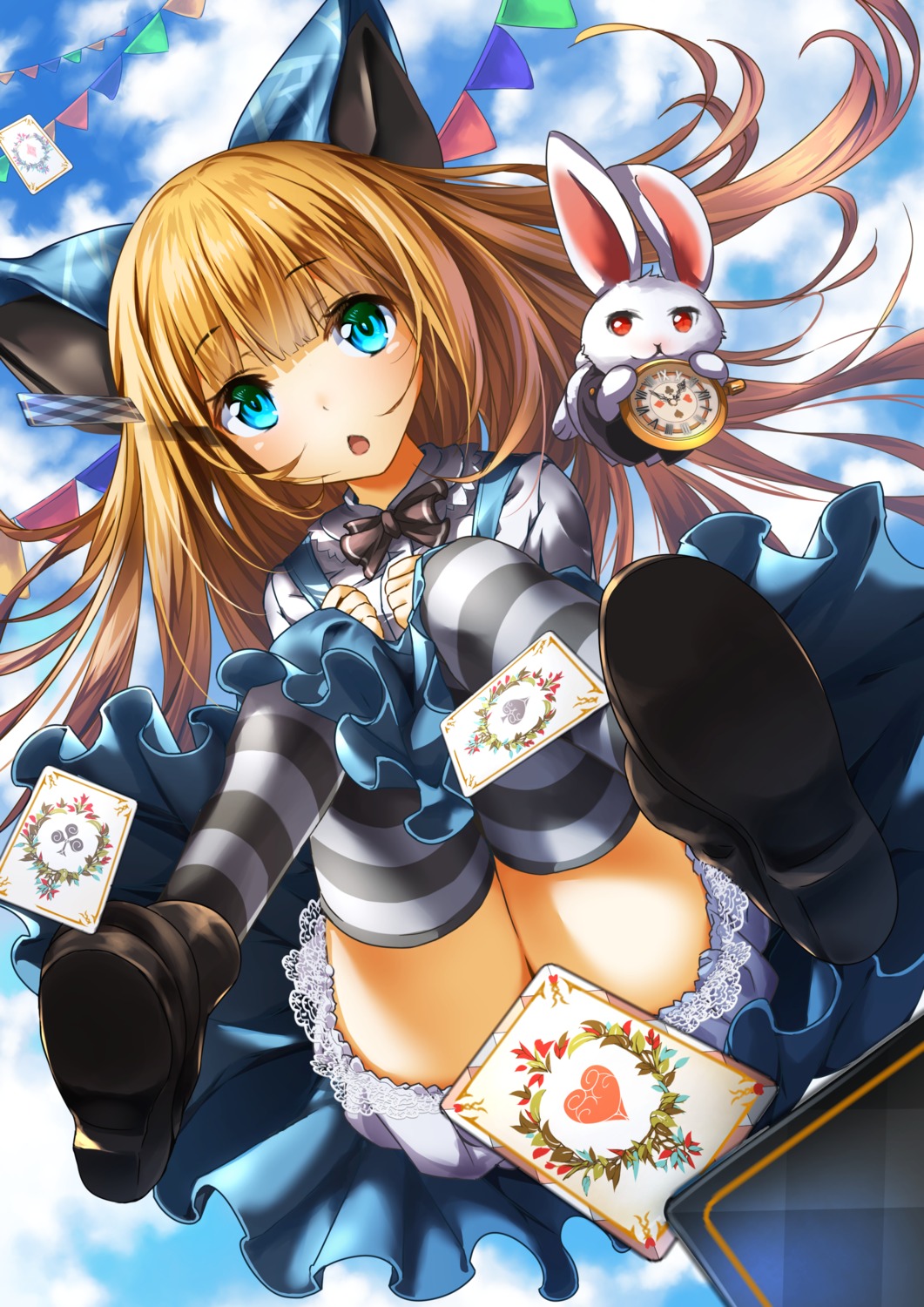 animal_ears, hellnyaa, thighhighs
