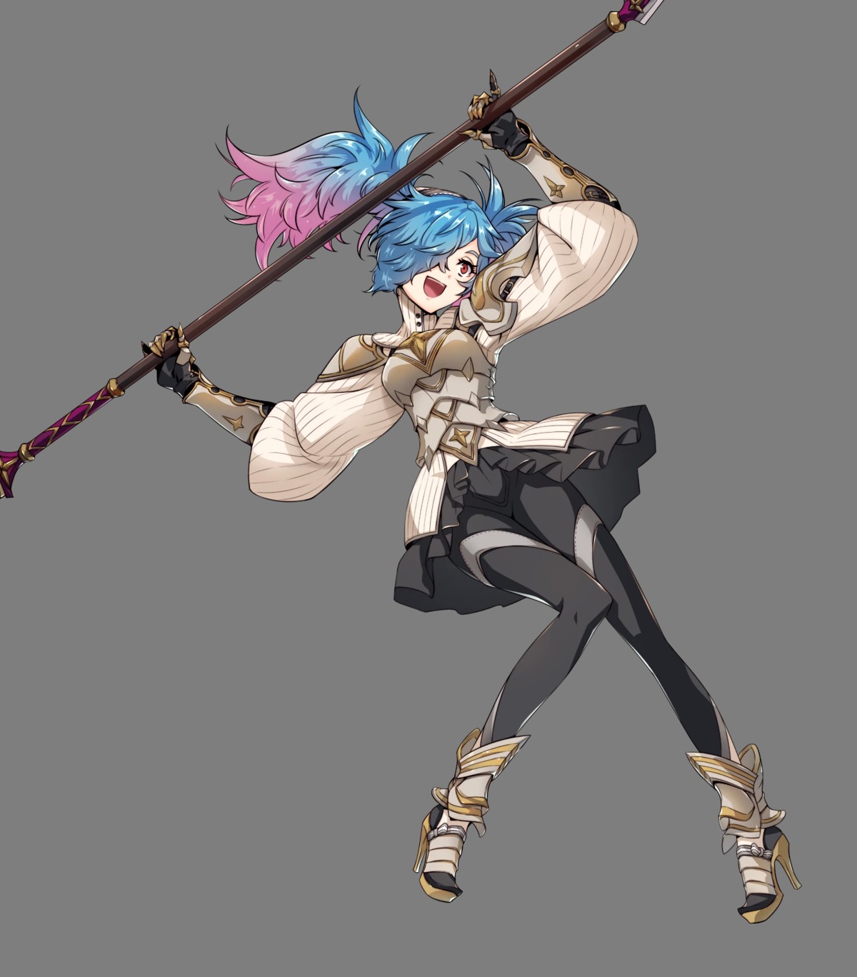 armor, fire_emblem, fire_emblem_heroes, fire_emblem_if, heels, nintendo, pantyhose, pieri_(fire_emblem_if), takagi_masafumi, transparent_png, weapon