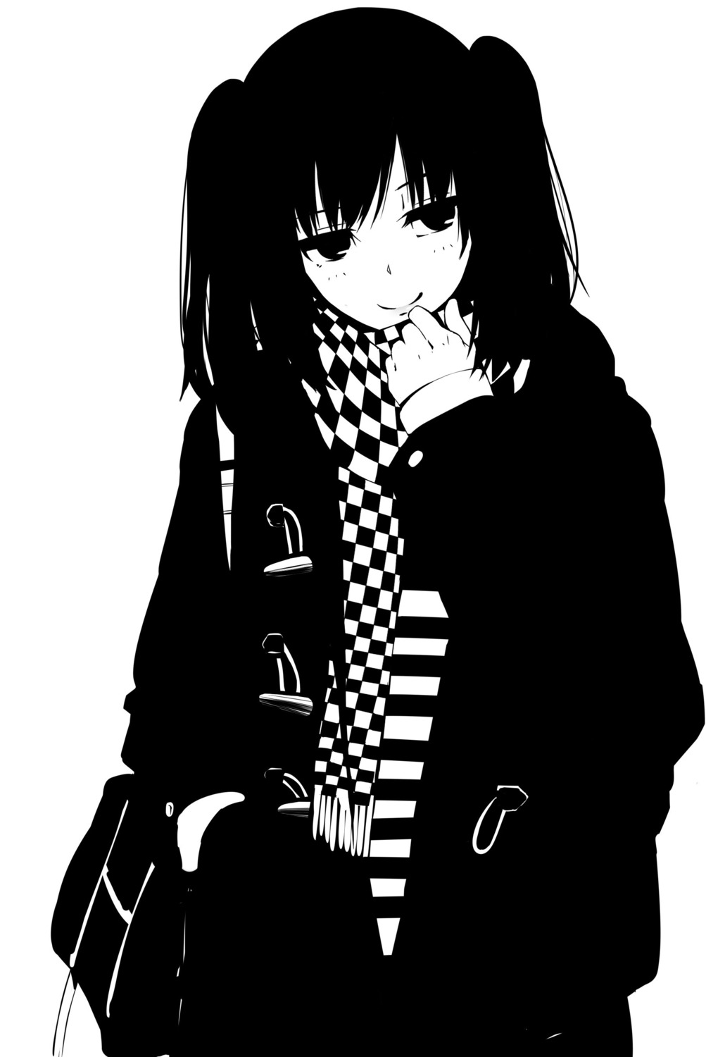 ml_ruru, monochrome