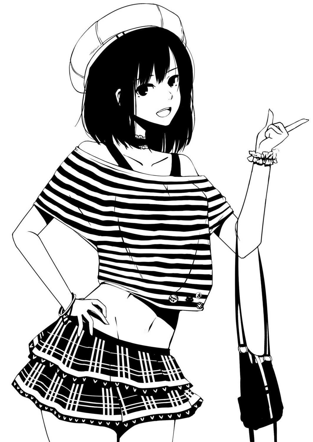 ml_ruru, monochrome