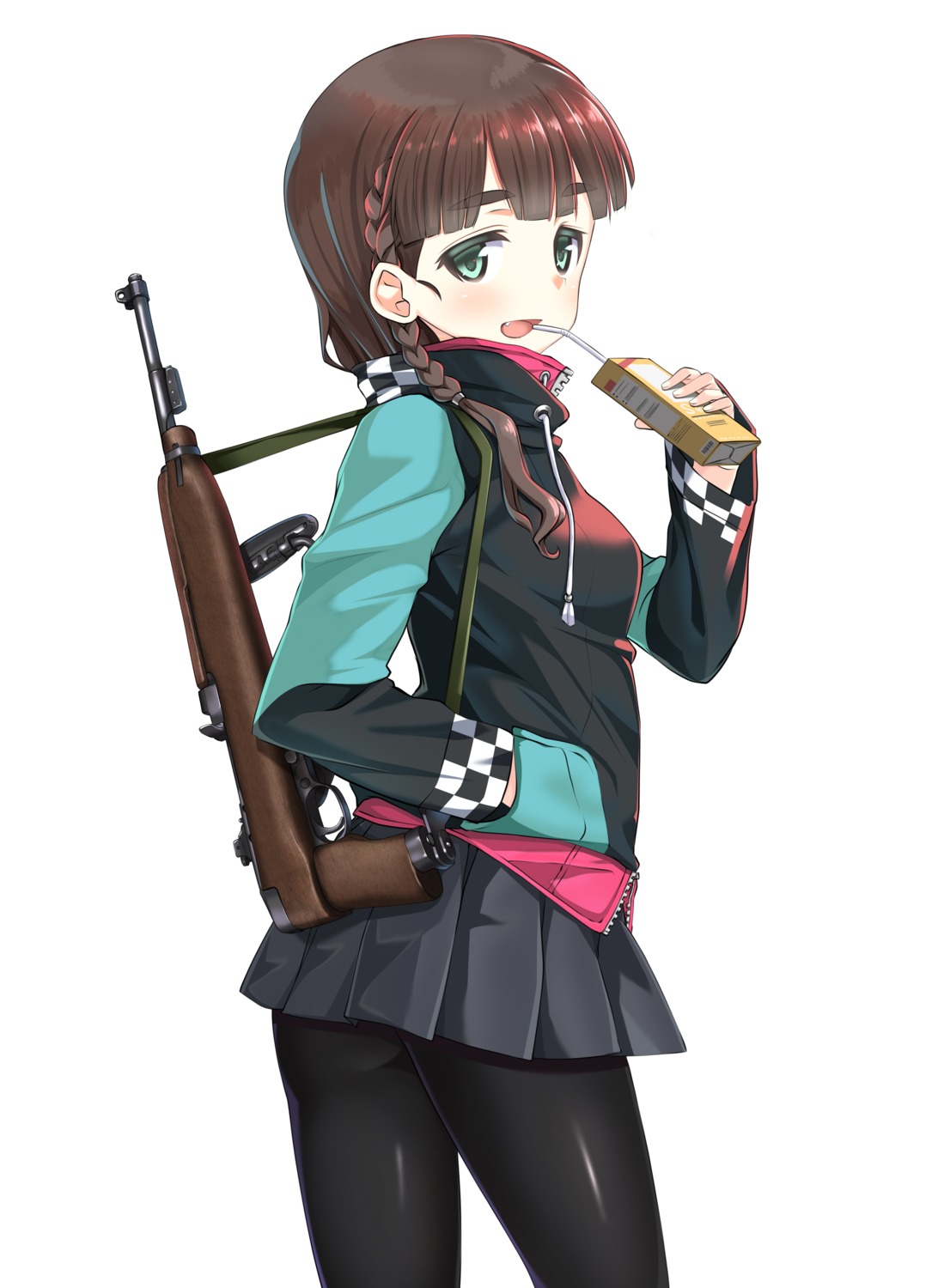 a9b_(louis814), gun, pantyhose