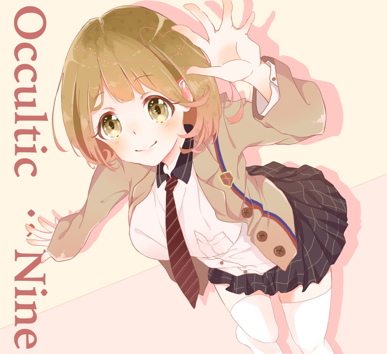 kanro., narusawa_ryouka, occultic;nine, seifuku, thighhighs