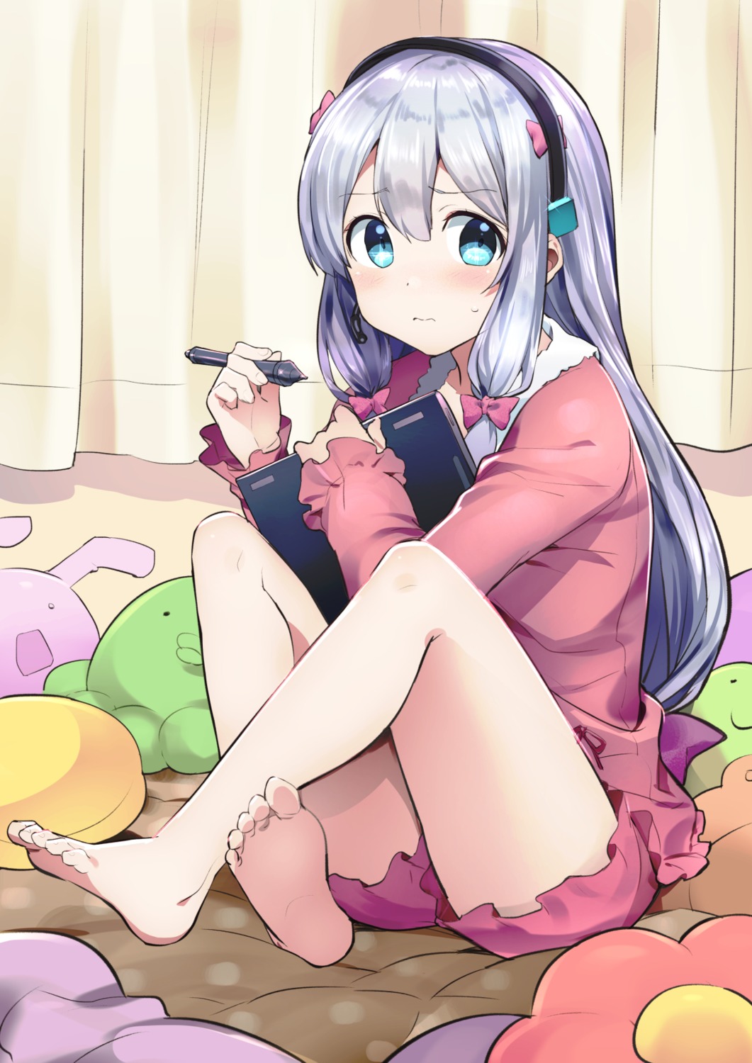 akechi_shizuku, eromanga-sensei, feet, izumi_sagiri