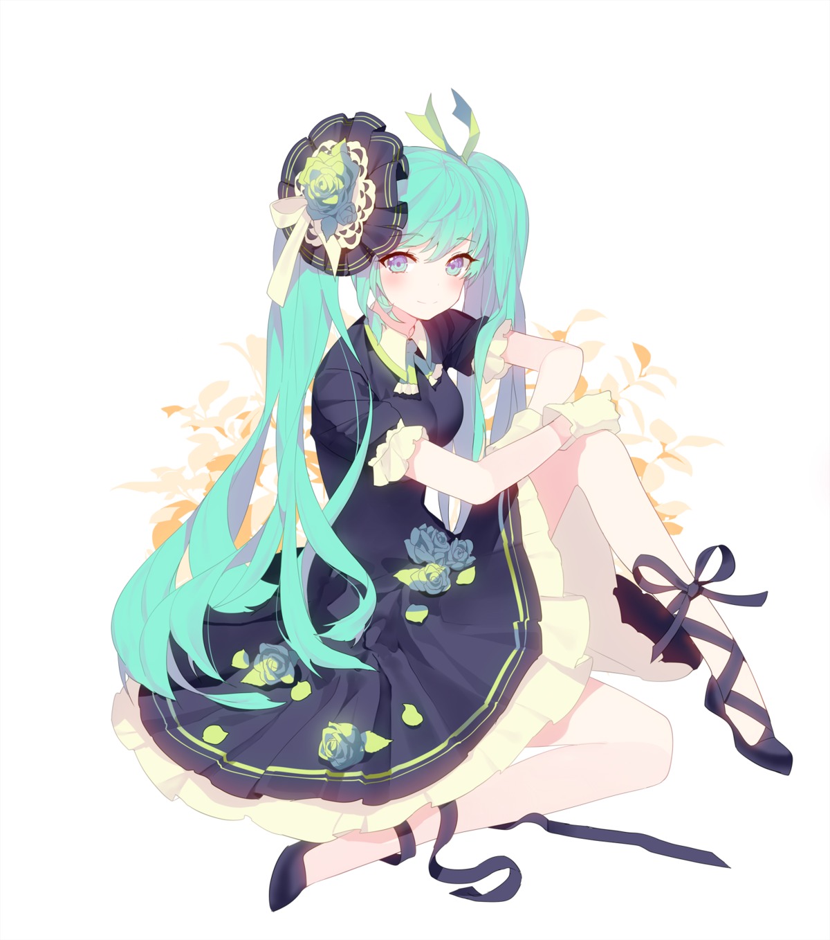 dress, hatsune_miku, ronopu, vocaloid