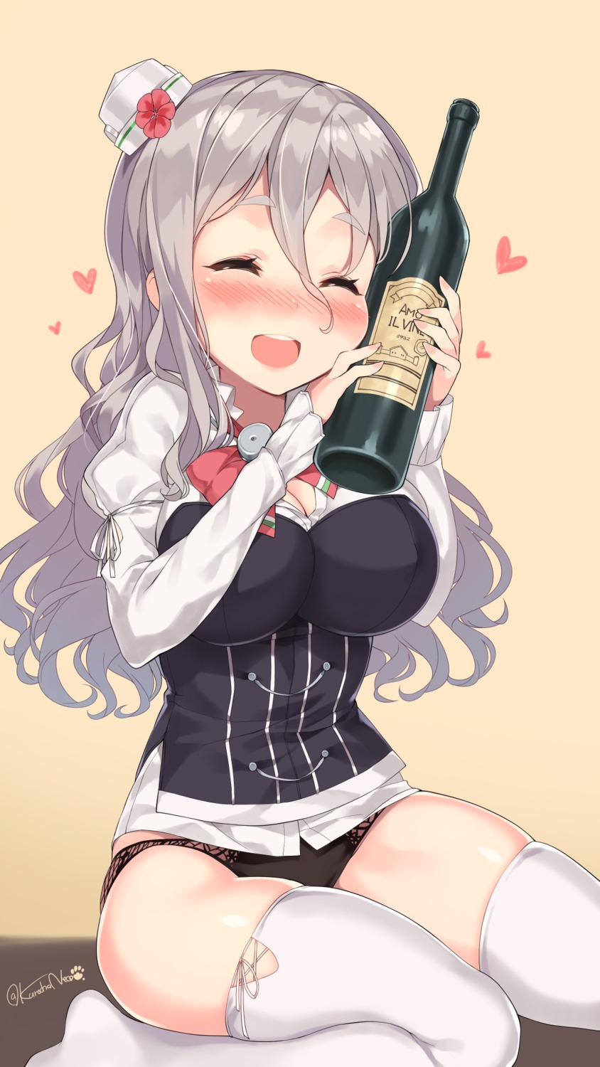 kantai_collection, kuro_chairo_no_neko, pantsu, pola_(kancolle), thighhighs