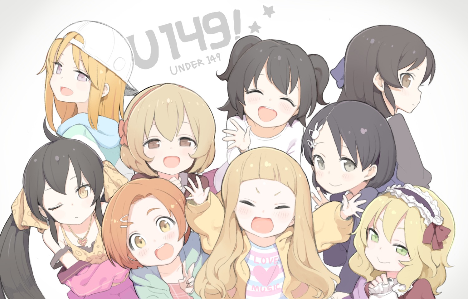 akagi_miria, doremi, ichihara_nina, koga_koharu, matoba_risa, ryuuzaki_kaoru, sakurai_momoka_(idolm@ster), sasaki_chie
