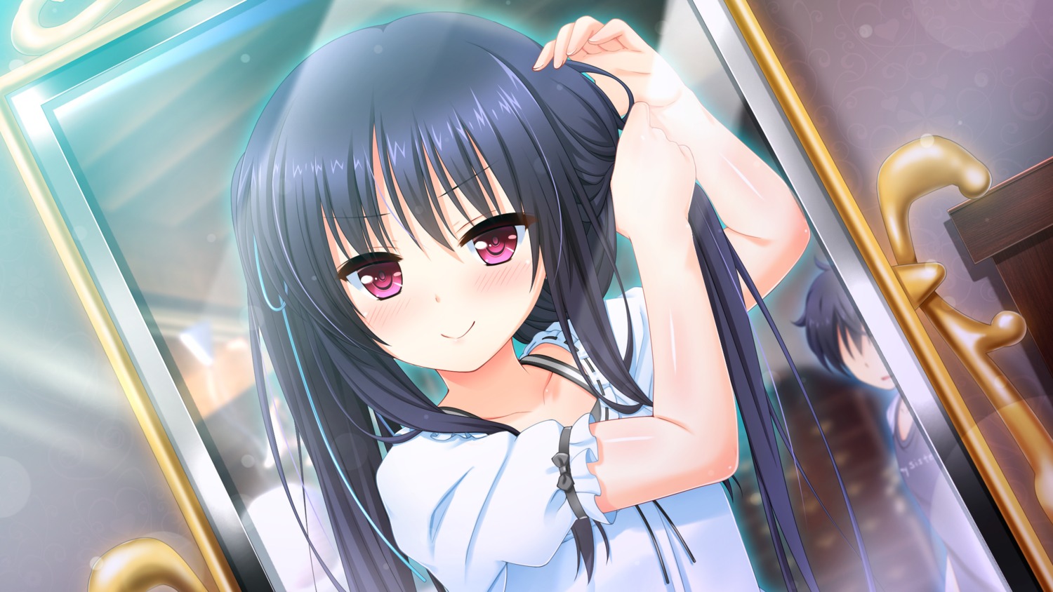 game_cg, onii-chan_kiss_no_junbi_wa_mada_desu_ka?_ecchi_no_junbi_mo_mada_desu_ka?, sakura_misaki_(artist), seguchi_yayoi, tinkle_position