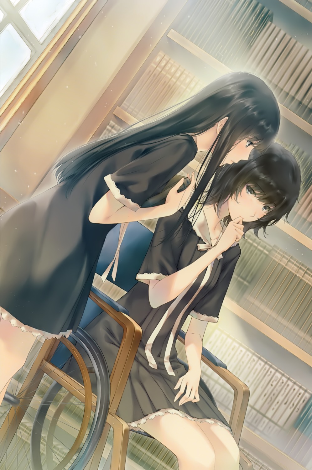 flowers, innocent_grey, seifuku, shirahane_suou, sugina_miki, yaegaki_erika
