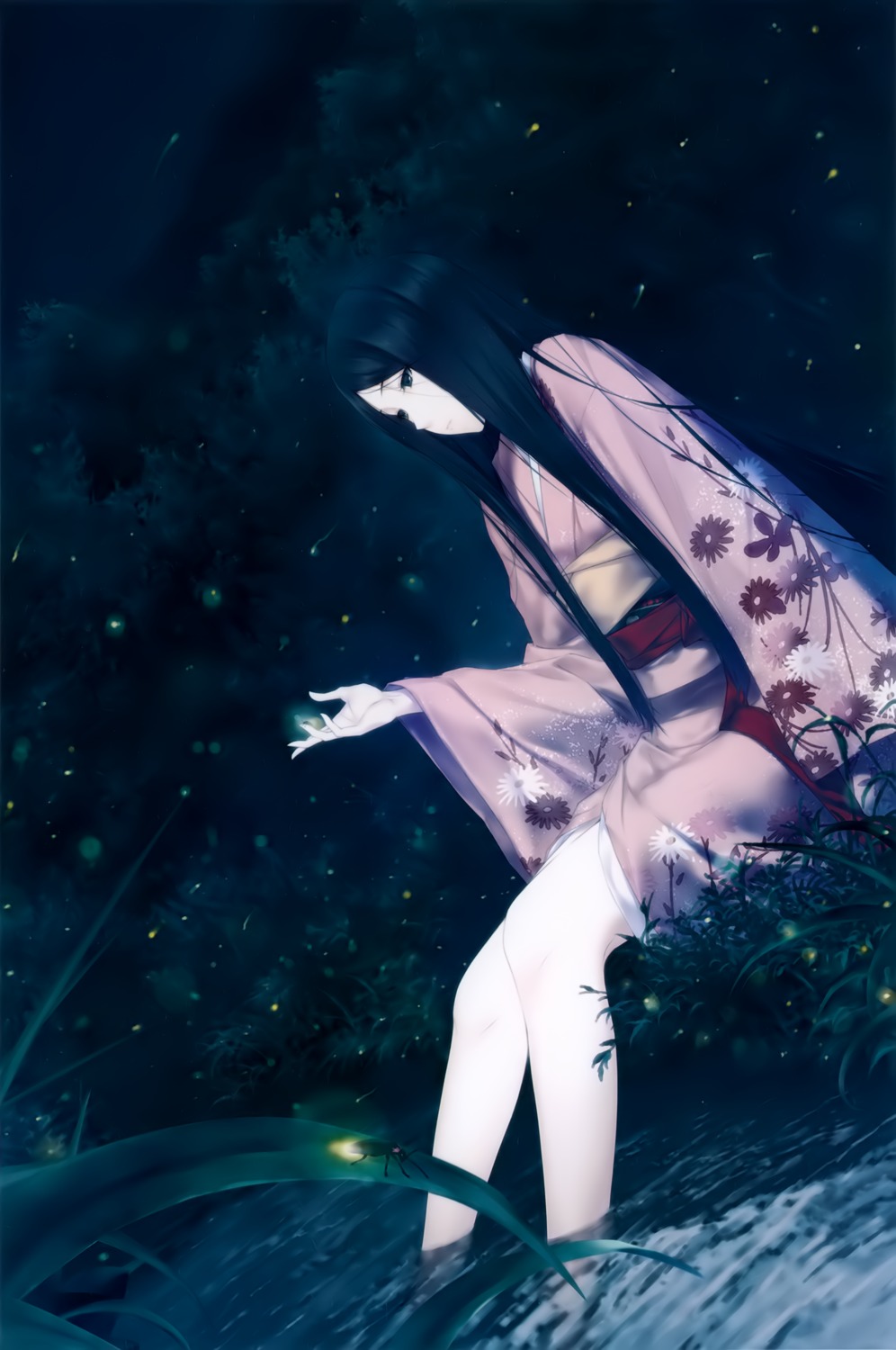 kara_no_shoujo_2, sugina_miki, wet, yukata
