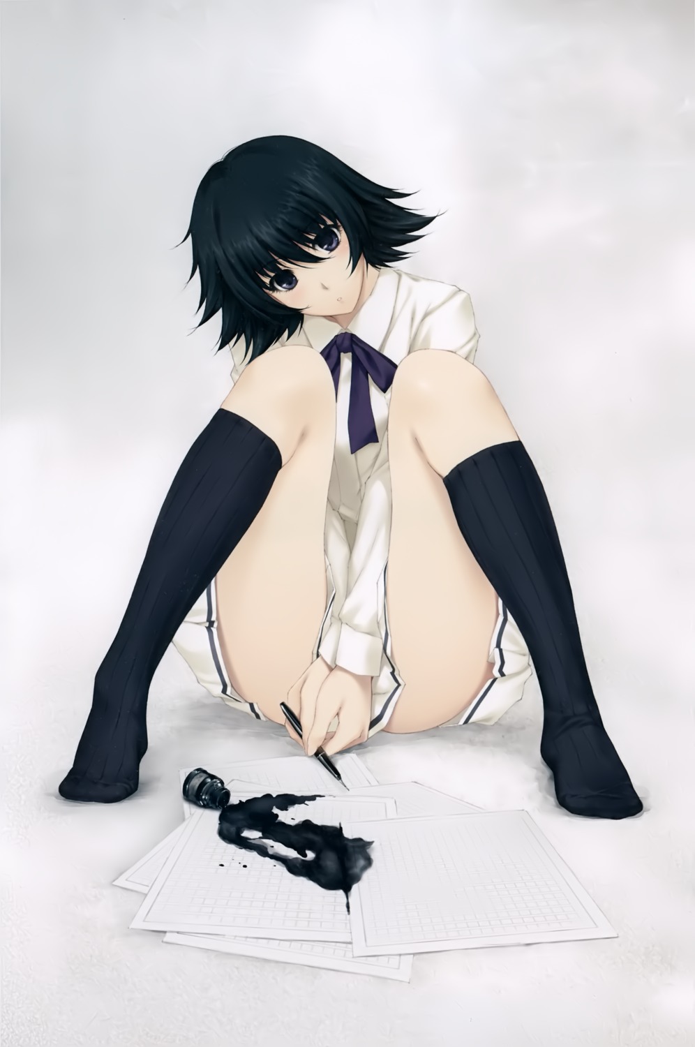 kara_no_shoujo, seifuku, sugina_miki, yosomiya_tsuzuriko