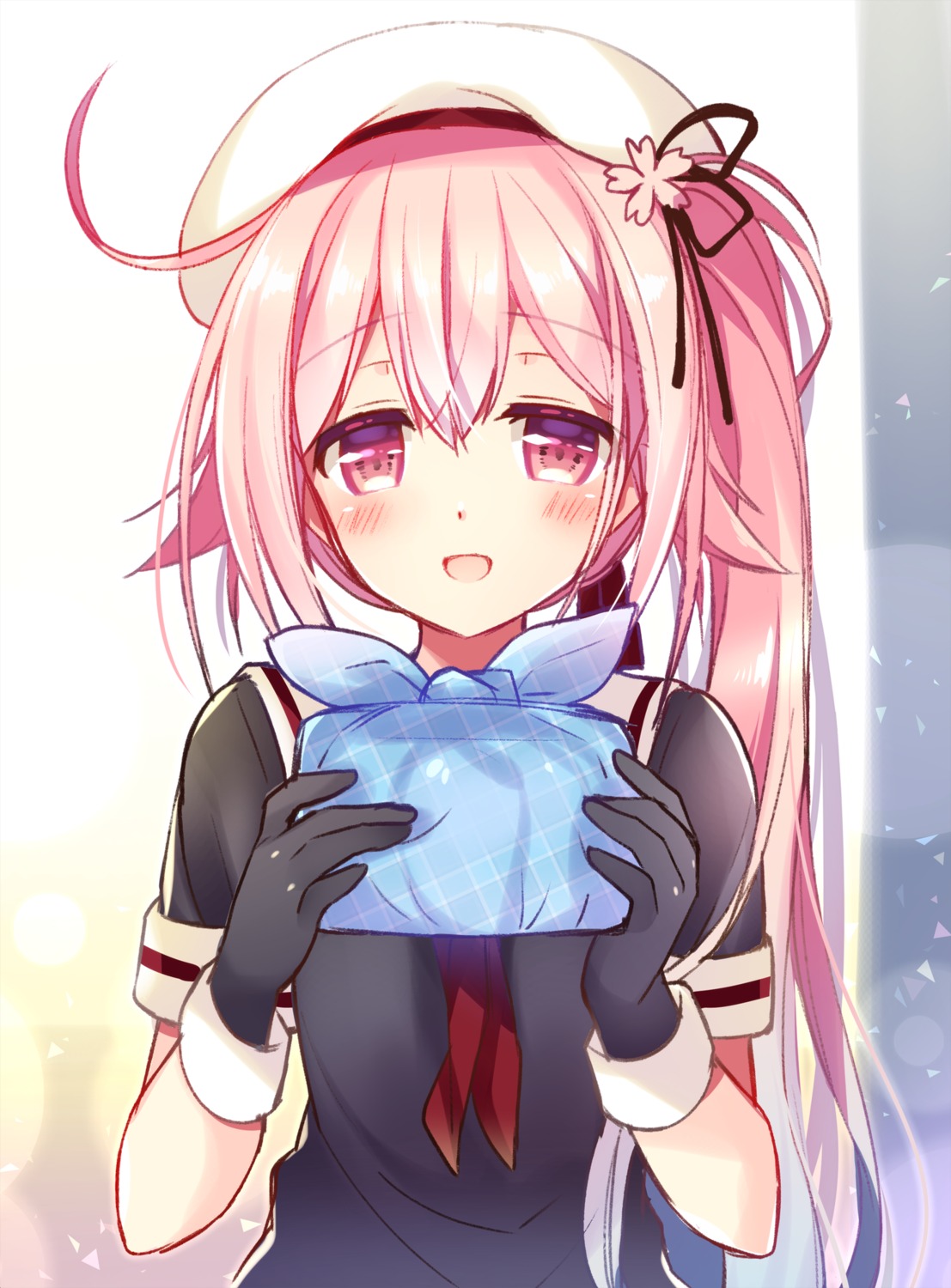 hana_(apple_water), harusame_(kancolle), kantai_collection, seifuku