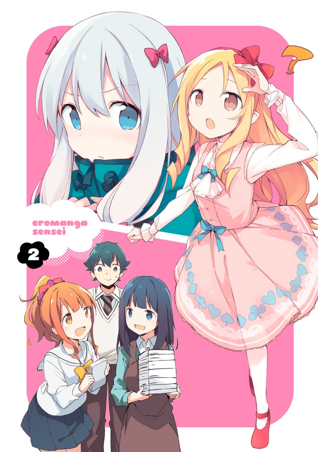 dress, eromanga-sensei, izumi_masamune, izumi_sagiri, jinno_megumi, seifuku, takasago_tomoe, yamada_elf