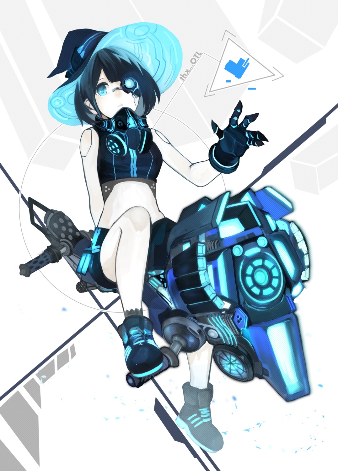 harutask, mecha, witch