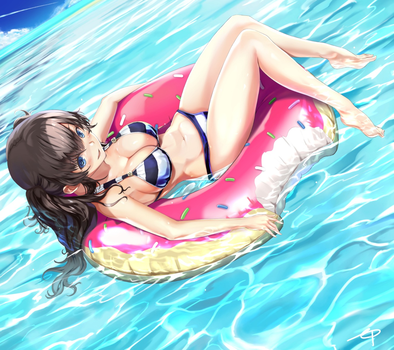 bikini, cleavage, ep_(emio_parn), swimsuits, wet