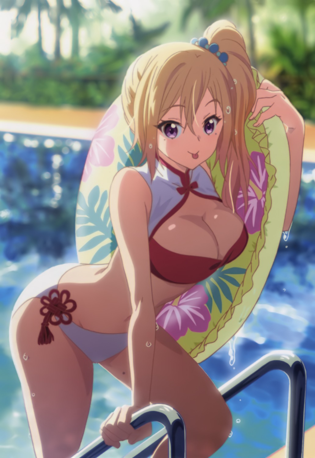 bikini, cleavage, kawakami_mai, musaigen_no_phantom_world, swimsuits, tagme