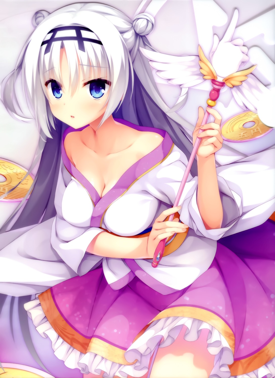 cleavage, kobuichi, senren_banka, tomotake_yoshino, weapon, yuzu-soft
