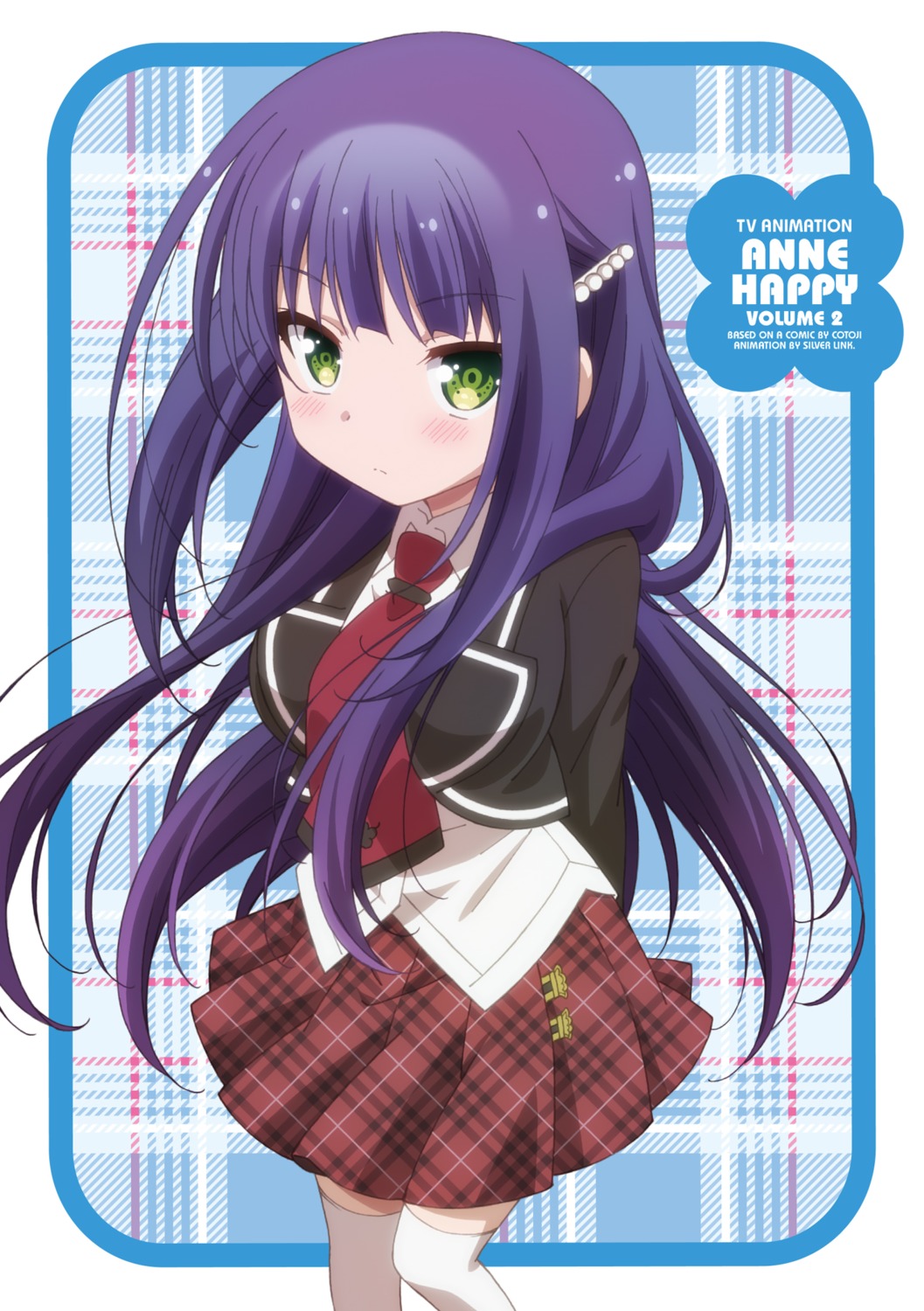 anne_happy, hibarigaoka_ruri, seifuku, thighhighs