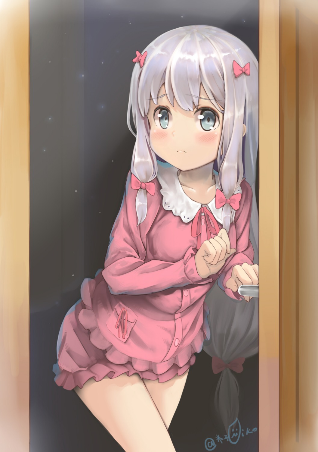 eromanga-sensei, izumi_sagiri, pajama, yonago_miko
