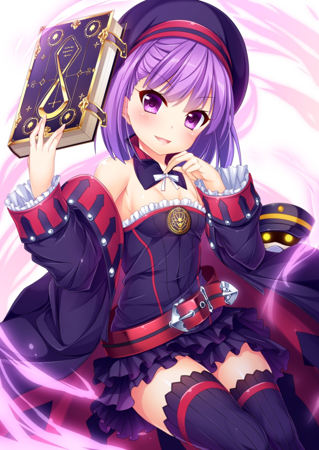 cleavage, fate/grand_order, helena_blavatsky_(fate), thighhighs, wakagi_repa