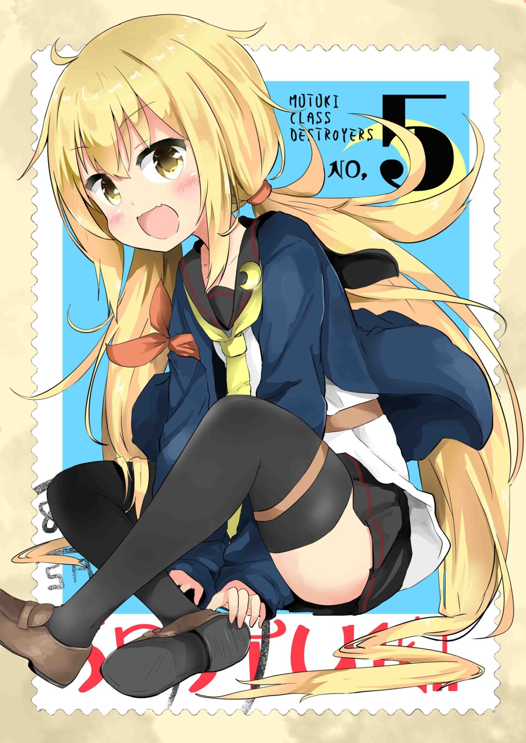 ayuya_naka_no_hito, kantai_collection, satsuki_(kancolle), seifuku, thighhighs