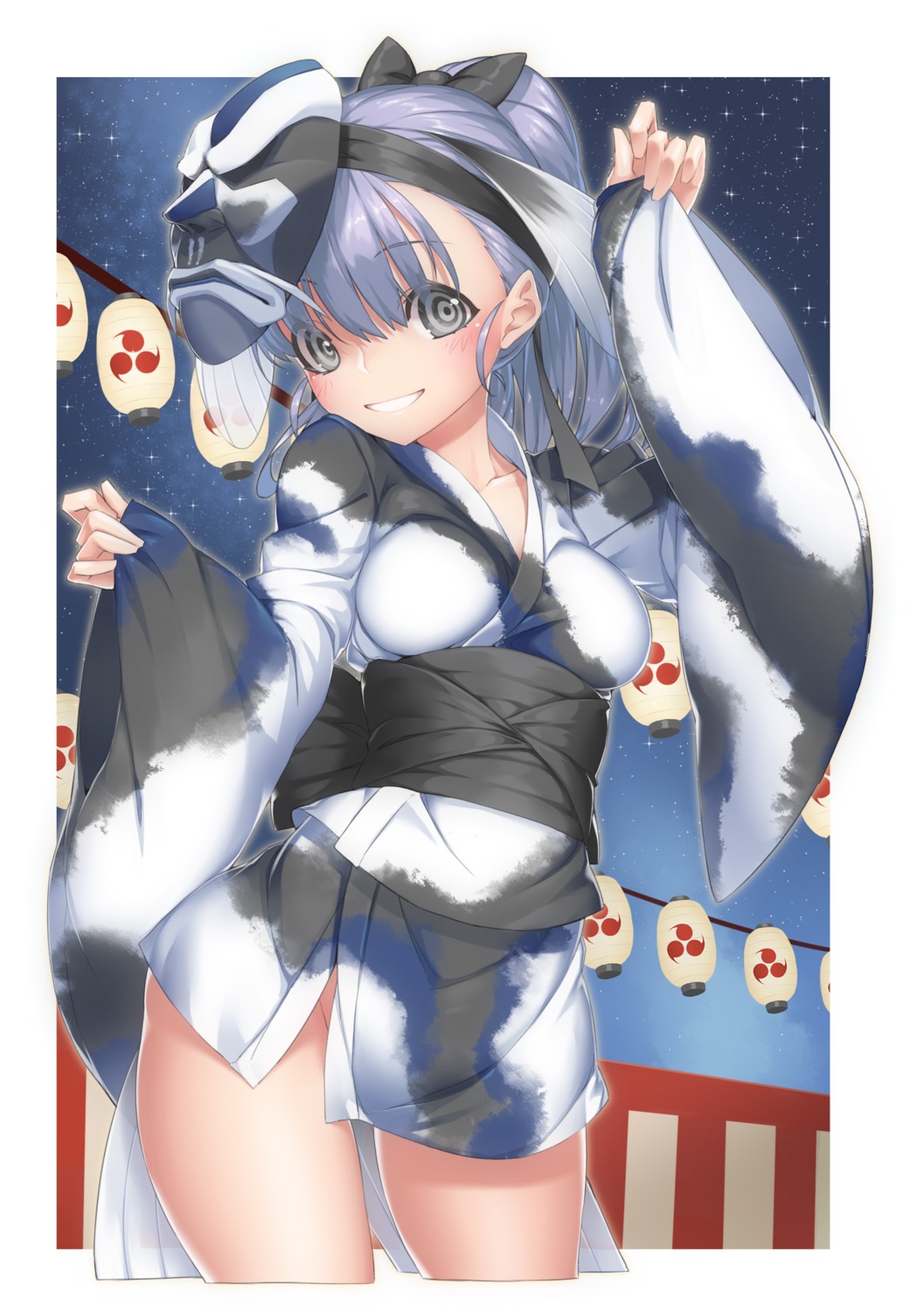 jinmen-gyo, kemono_friends, moku, nopan, yukata
