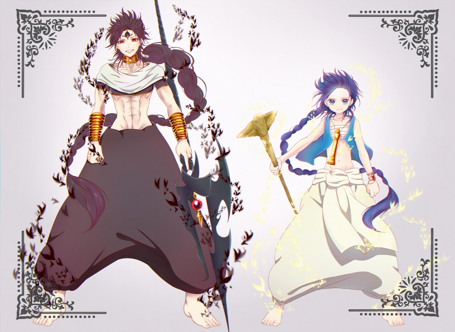 aladdin, coro96, feet, judal, magi_the_labyrinth_of_magic, male
