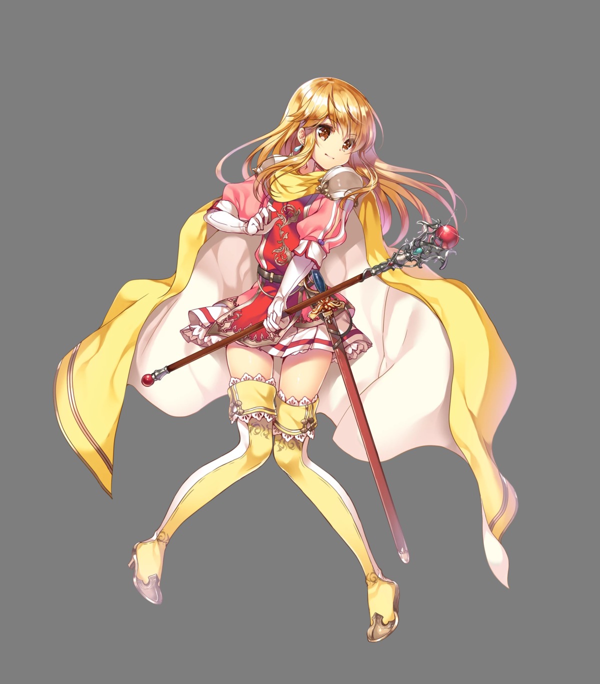 armor, fire_emblem, fire_emblem:_seisen_no_keifu, fire_emblem_heroes, heels, lachesis_(fire_emblem), miwabe_sakura, nintendo, sword, thighhighs, transparent_png, weapon