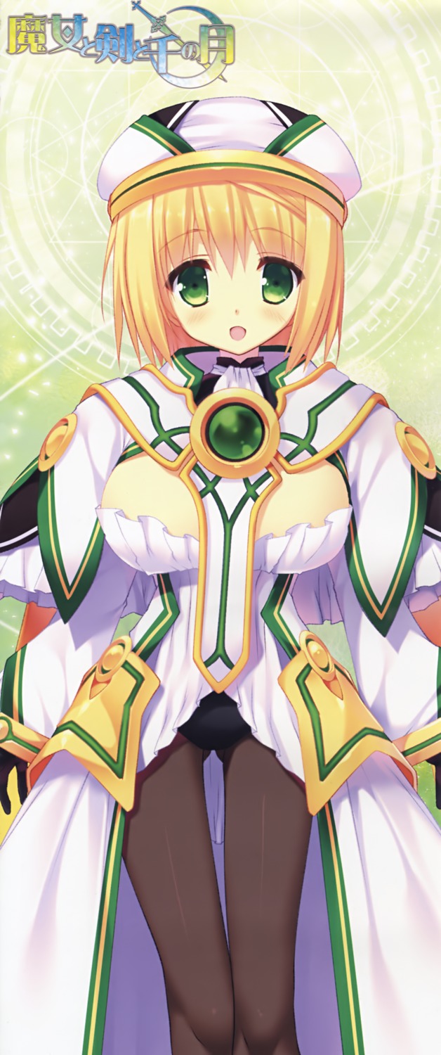 kai_(company), majo_to_tsurugi_to_sen_no_tsuki, pantyhose, stick_poster, tamiya_akito, tennouji_konata