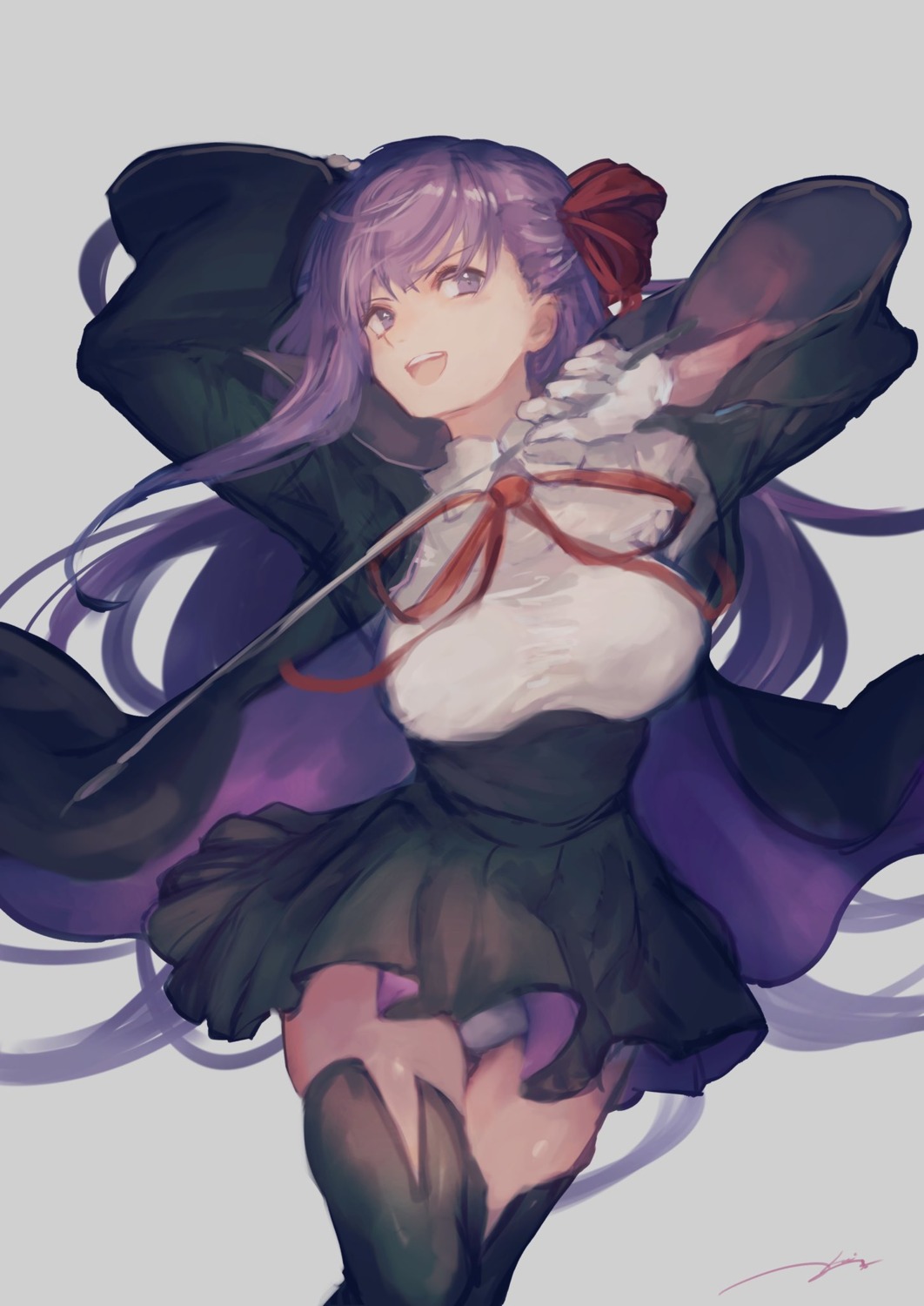 bb_(fate), fate/extra, fate/extra_ccc, fate/stay_night, kouzuki_kei, pantsu, thighhighs, weapon