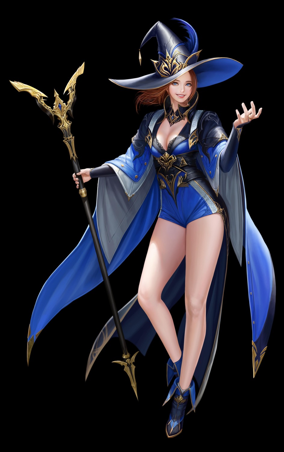 cleavage, taekwon_kim, weapon, witch